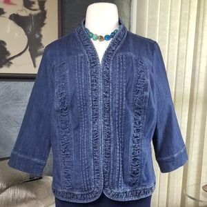 WESTPORT WOMAN DENIM JACKET SIZE 18/20W